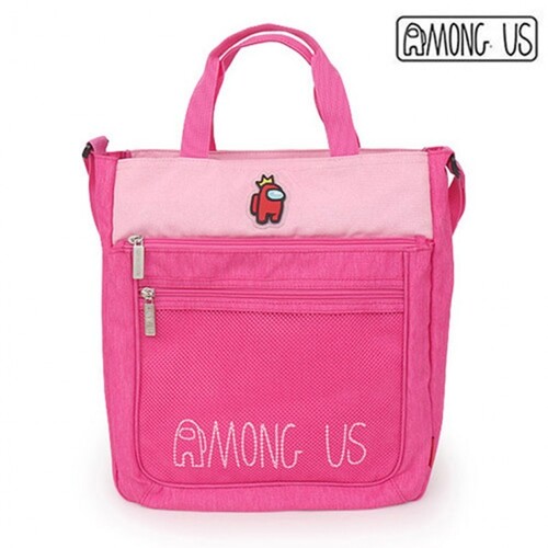 [책가방] 어몽어스 세티 보조가방-핑크 학생가방